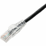 AddOn 1ft Black CAT 6 PVC Ethernet Cable Snagless Easy Clear Boot TAA RJ-45 M/M