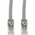 AddOn 5ft Gray CAT 6 PVC Ethernet Cable Snagless Easy Boot RJ-45 M/M