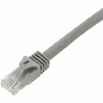 AddOn 5ft Gray CAT 6 PVC Ethernet Cable Snagless Easy Boot RJ-45 M/M