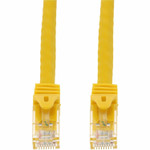 AddOn 100ft Yellow CAT 6A PVC Ethernet Cable Snagless Easy Boot RJ-45 M/M
