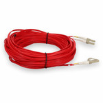 AddOn ADD-LC-LC-25M5OM4-RD-TAA Fiber Optic Patch Duplex Network Cable
