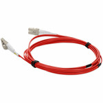 AddOn ADD-LC-LC-3M6MMF-RD-TAA Fiber Optic Duplex Patch Network Cable