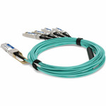 AddOn AOC-Q-4S-100G-4M-AO Fiber Optic Network Cable