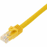 AddOn 2ft Yellow CAT 6 PVC Ethernet Cable Snagless Easy Boot RJ-45 M/M