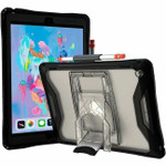 UZBL AfterShock Case for iPad 7th / 8th / 9th Gen 10.2 w/ Kickstand, Black