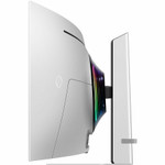 Samsung Odyssey G9 S49CG934SN 49" Class Dual Quad HD (DQHD) Curved Screen Gaming OLED Monitor - 32:9 - Silver