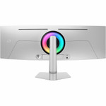 Samsung Odyssey G9 S49CG934SN 49" Class Dual Quad HD (DQHD) Curved Screen Gaming OLED Monitor - 32:9 - Silver