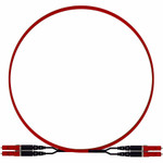 Panduit OM4+ 2f 1.6mm PC OFNP LC Key B / LC Dup Std Polarity Ult IL RD Jacket 20m