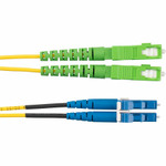 Panduit OS2 2f 1.6mm PC OFNR SC/APC to LC Duplex Std Polarity Std IL 10m