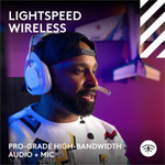 Logitech G Astro A50 LIGHTSPEED Wireless Gaming Headset + Base Station (Gen 5) - PRO-G GRAPHENE - 3-System Switching - USB-C to Xbox - PS5 - PC/Mac or Nintendo Switch - Bluetooth - White