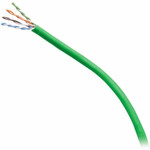 C2G C2G56045 TAA-Compliant Cat6 Bulk Unshielded (UTP) Ethernet Network Cable with Solid Conductors-Plenum CMP-Rated - Green - 1000ft