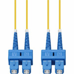 AddOn 8m SC to SC Yellow OS2 Duplex OFNP (Plenum-Rated) SMF Fiber Patch Cable