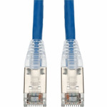 AddOn 6ft Blue CAT 6A Shielded PVC Ethernet Cable Snagless Easy Clear Boot TAA RJ-45 M/M