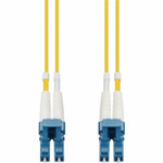 AddOn 9m LC to LC Yellow OS2 Duplex OFNP (Plenum-Rated) SMF Fiber Patch Cable