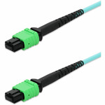 AddOn 10m AMPO-16 MPO Aqua OM4 Duplex OFNR (Riser-Rated) 16-Strand MMF Fiber Patch Cable