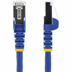 StarTech.com 3ft Blue CAT8 Ethernet Cable, Snagless RJ45, 25G/40G 2000MHz, 100W PoE, S/FTP, 26AWG Pure Bare Copper, LSZH Network Patch Cord