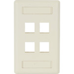Black Box WPT474 GigaStation2 4 Socket Network Faceplate
