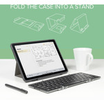 Plugable Foldable Bluetooth Keyboard Compatible with iPad - iPhones - Android - and Windows