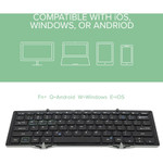 Plugable Foldable Bluetooth Keyboard Compatible with iPad - iPhones - Android - and Windows
