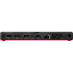 Lenovo ThinkCentre M90n-1 11AM001QUS Desktop Computer - Intel Celeron 4205U Dual-core (2 Core) 1.80 GHz - 4 GB RAM DDR4 SDRAM - 256 GB NVMe M.2 PCI Express PCI Express NVMe 3.0 x4 SSD - Nano - Black