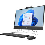 HP 24-cb1000i 24-cb1017c All-in-One Computer - Intel Core i5 12th Gen i5-1235U Deca-core (10 Core) - 8 GB RAM DDR4 SDRAM - 512 GB M.2 PCI Express NVMe SSD - 23.8" Full HD 1920 x 1080 - Desktop - Jet Black - Refurbished