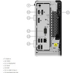 Lenovo ThinkCentre M80s 11CU000HUS Desktop Computer - Intel Core i5 10th Gen i5-10500 Hexa-core (6 Core) 3.10 GHz - 8 GB RAM DDR4 SDRAM - 256 GB SSD - Small Form Factor - Raven Black