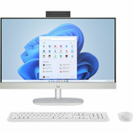 HP 24-cr0000a 24-cr0090 All-in-One Computer - AMD Ryzen 7 7730U Octa-core (8 Core) - 16 GB RAM DDR4 SDRAM - 512 GB M.2 PCI Express NVMe SSD - 23.8" Full HD 1920 x 1080 Touchscreen Display - Shell White