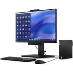 Lenovo ThinkCentre M60q 12C6000CUS Chromebox - Intel Core i5 12th Gen i5-1235U Deca-core (10 Core) 1.30 GHz - 16 GB RAM DDR4 SDRAM - 256 GB M.2 PCI Express NVMe 4.0 x4 SSD - Tiny - Black