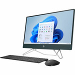 HP 24-cb1000i cb1092ds All-in-One Computer - Intel Core i5 12th Gen i5-1235U Deca-core (10 Core) - 8 GB RAM DDR4 SDRAM - 512 GB M.2 PCI Express NVMe SSD - 23.8" Full HD 1920 x 1080 Touchscreen Display - Desktop - Starry Forest - Refurbished