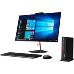 Lenovo ThinkCentre M625q 10TF000JUS Desktop Computer - AMD A-Series A9-9420e 1.80 GHz - 4 GB RAM DDR4 SDRAM - 1 TB HDD - Tiny - Raven Black