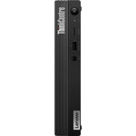 Lenovo ThinkCentre M70q Gen 3 11T3000XUS Desktop Computer - Intel Core i5 12th Gen i5-12400T Hexa-core (6 Core) 1.80 GHz - 8 GB RAM DDR4 SDRAM - 128 GB NVMe M.2 PCI Express PCI Express NVMe 3.0 SSD - Tiny - Black