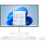 HP 24-cb1000i 24-cb1062ds All-in-One Computer - Intel Core i5 12th Gen i5-1235U Deca-core (10 Core) - 8 GB RAM DDR4 SDRAM - 512 GB M.2 PCI Express NVMe SSD - 23.8" Full HD 1920 x 1080 Touchscreen Display - Desktop - Starry White