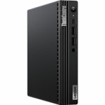 Lenovo ThinkCentre M70q Gen 3 11T300C0US Desktop Computer - Intel Core i5 12th Gen i5-12400T Hexa-core (6 Core) 1.80 GHz - 16 GB RAM DDR4 SDRAM - 256 GB M.2 PCI Express NVMe 4.0 x4 SSD - Tiny - Black