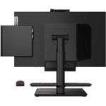 Lenovo ThinkCentre M70q 11DT00G1US Desktop Computer - Intel Core i3 10th Gen i3-10100T Quad-core (4 Core) 3 GHz - 8 GB RAM DDR4 SDRAM - 128 GB M.2 PCI Express NVMe 3.0 x2 SSD - Tiny - Black