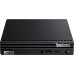 Lenovo ThinkCentre M70q 11DT00G1US Desktop Computer - Intel Core i3 10th Gen i3-10100T Quad-core (4 Core) 3 GHz - 8 GB RAM DDR4 SDRAM - 128 GB M.2 PCI Express NVMe 3.0 x2 SSD - Tiny - Black