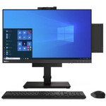 Lenovo ThinkCentre M75q Gen 2 11JN002HUS Desktop Computer - AMD Ryzen 7 PRO 5750GE Octa-core (8 Core) 3.20 GHz - 8 GB RAM DDR4 SDRAM - 256 GB NVMe M.2 PCI Express PCI Express NVMe SSD - Tiny - Black