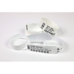 Zebra 10012713-3K Wristband Polypropylene 1 x 10in Direct Thermal Z-Band Fun Blue 1 in core