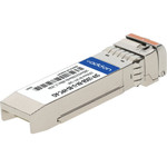 AddOn HP Compatible TAA 10GB-BXU SFP+ (SMF, 1490nmTx/1550nmRx, 80km, LC, DOM)