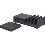 Manhattan 102230 Charging Station with Wireless Charging Pad (detachable) - 1x Wireless - 1x USB-C and 4x USB-A Ports - Wireless Output: 2A - USB-C Output: 3A - USB-A Outputs: 1x 3A and 3x 2.4A max - Cable 1m Manhattan 102230 Charging Station with Wireless Charging Pad (detachable) - 1x Wireless - 1x USB-C and 4x USB-A Ports - Wireless Output: 2A - USB-C Output: 3A - USB-A Outputs: 1x 3A and 3x 2.4A max - Cable 1m