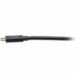 C2G C2G54552 3.3ft (1m) USB 4.0 USB-C to C (48V 5A) 240W Charging Cable - Black