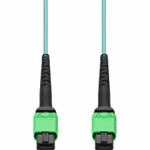 AddOn ADD-AMPOMPO-5M5OM4 5m MPO/APC to MPO/UPC Aqua OM4 OFNR (Riser-Rated) 12-Strand Fiber Patch Cable AddOn ADD-AMPOMPO-5M5OM4 5m MPO/APC to MPO/UPC Aqua OM4 OFNR (Riser-Rated) 12-Strand Fiber Patch Cable