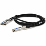 AddOn ADD-Q4AR2Q56MX-P1M Arista Networks CAB-D-D-400G-1M to Mellanox MCP7H60-W001R30 Compatible TAA 400GBase-CU QSFP-DD 400G to 2xQSFP56 200G PAM-4 Direct Attach Cable (Passive Twinax - 1m)