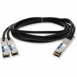AddOn ADD-Q4AR2Q56MX-P1M Arista Networks CAB-D-D-400G-1M to Mellanox MCP7H60-W001R30 Compatible TAA 400GBase-CU QSFP-DD 400G to 2xQSFP56 200G PAM-4 Direct Attach Cable (Passive Twinax - 1m)