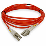 AddOn ADD-LC-LC-2M6MMF-TAA 2m LC (Male) to LC (Male) Orange OM1 Duplex Fiber TAA Compliant OFNR (Riser-Rated) Patch Cable