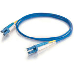C2G 37809 -10m LC-LC 9/125 OS1 Duplex Singlemode Fiber Optic Cable (Plenum-Rated) - Blue
