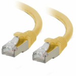 C2G C2G07381  25ft (7.6m) Cat6a Snagless Shielded (STP) Ethernet Network Patch Cable - Yellow