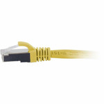 C2G C2G07380  20ft (6.1m) Cat6a Snagless Shielded (STP) Ethernet Network Patch Cable - Yellow
