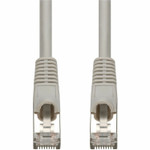 AddOn ADD-7FCAT7-GY 7ft Gray CAT 7 Shielded (S/FTP) PVC Ethernet Cable Snagless Bubble Boot RJ-45 M/M