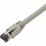 AddOn ADD-1FCAT8-GY 1ft Gray CAT 8 Shielded (S/FTP) PVC Ethernet Cable Snagless Easy Boot RJ-45 M/M
