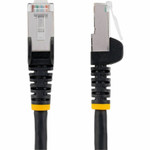 StarTech 75ft Black CAT6a Ethernet Cable - Snagless RJ45 - 10G - 100W PoE - S/FTP - LSZH - 27AWG Pure Copper - 500MHz - Shielded Network Cord
